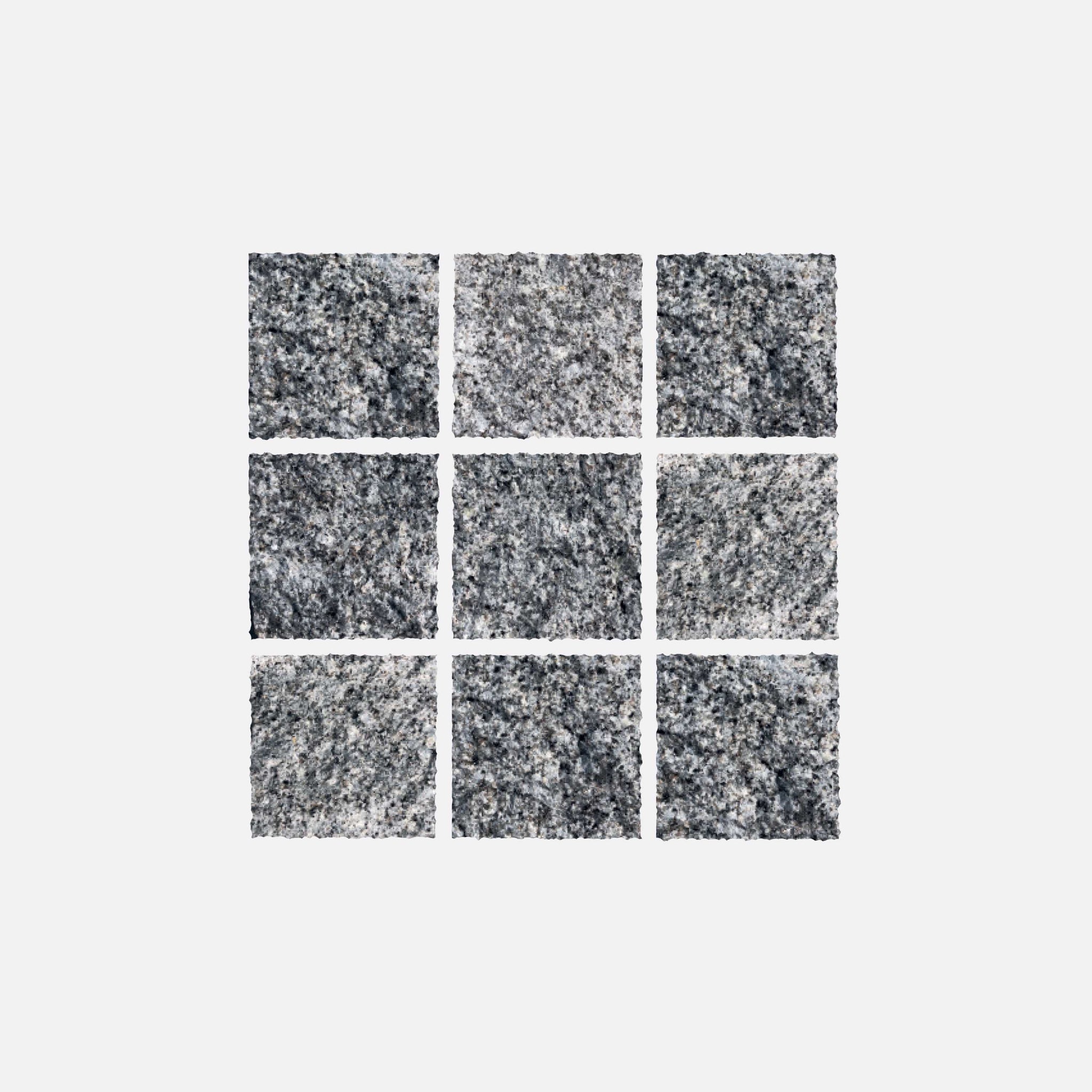 granite setts handcut astral grey display image